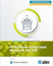 For the People: Driving Digital Government with ECM